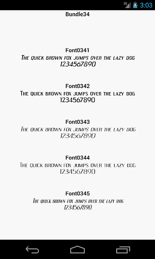 Fonts for FlipFont 34