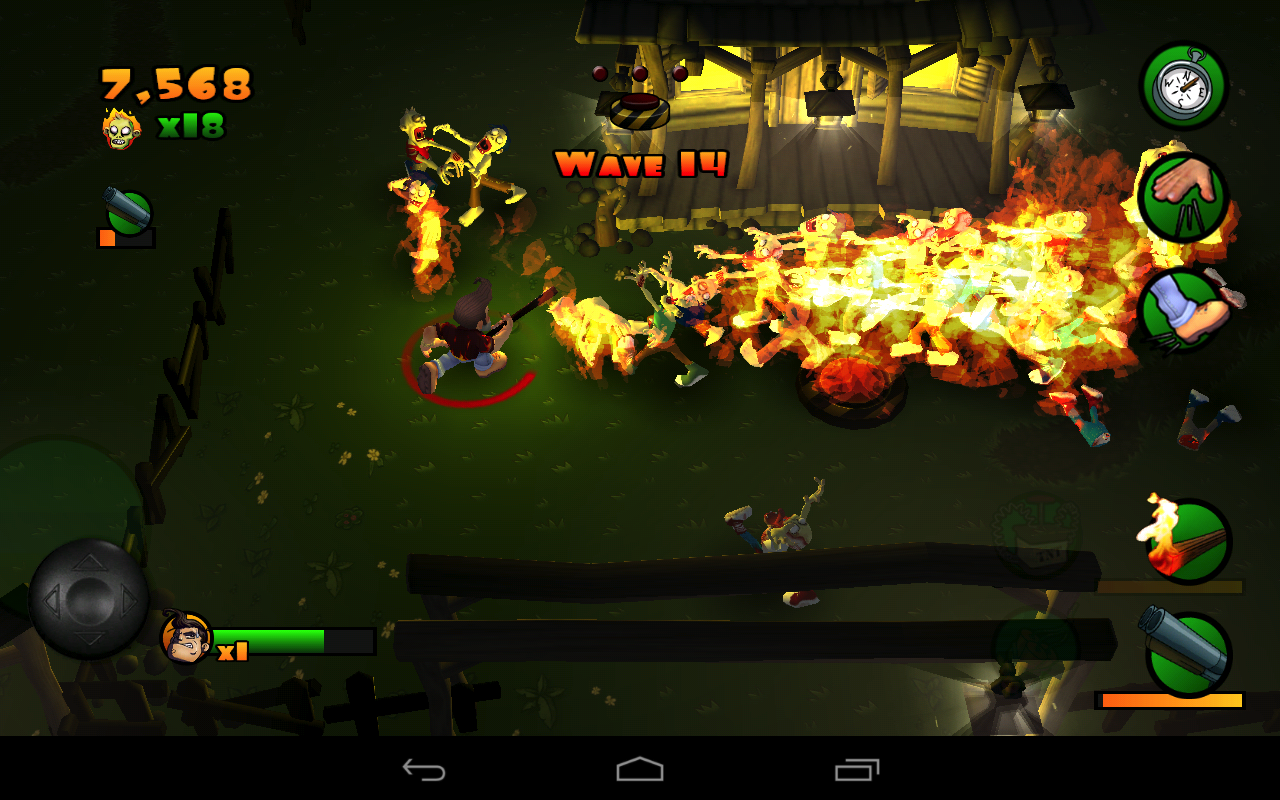 Burn Zombie Burn - screenshot