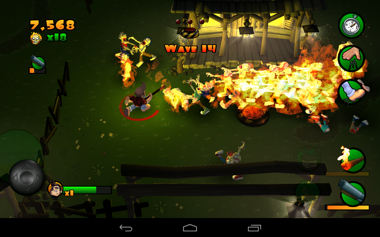 Burn Zombie Burn - screenshot