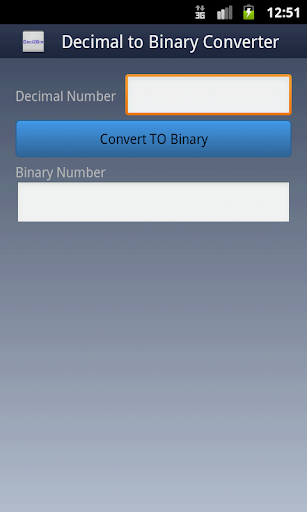 Decimal To Binary Converter