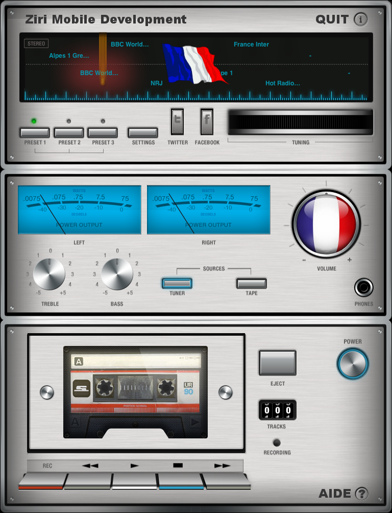Android application Radio France Nostalgie screenshort