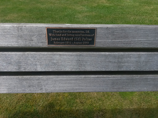 James Edward Memorial Bench