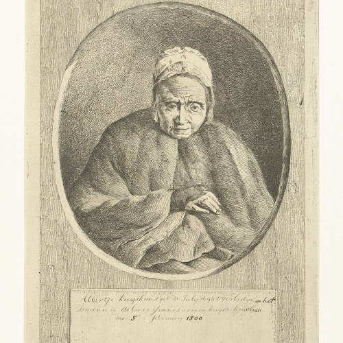 Portret van Albertje Kuyskens, Hermanus van Brussel, c. 1800 - c. 1802 ...