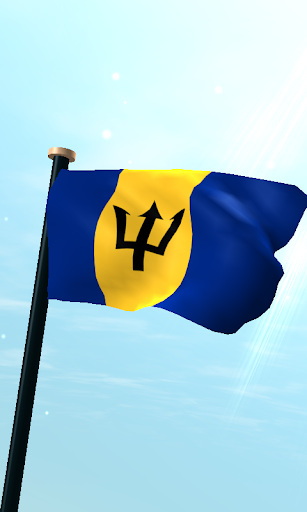 Barbados Flag 3D Wallpaper