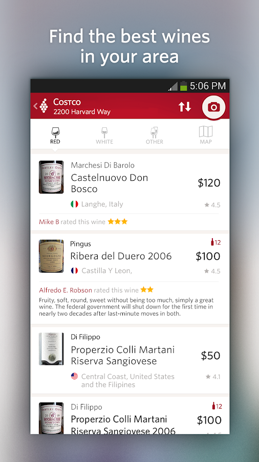 Vivino Wine Scanner screenshot