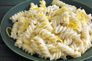 Fusilli with Lemon Zest and Ricotta