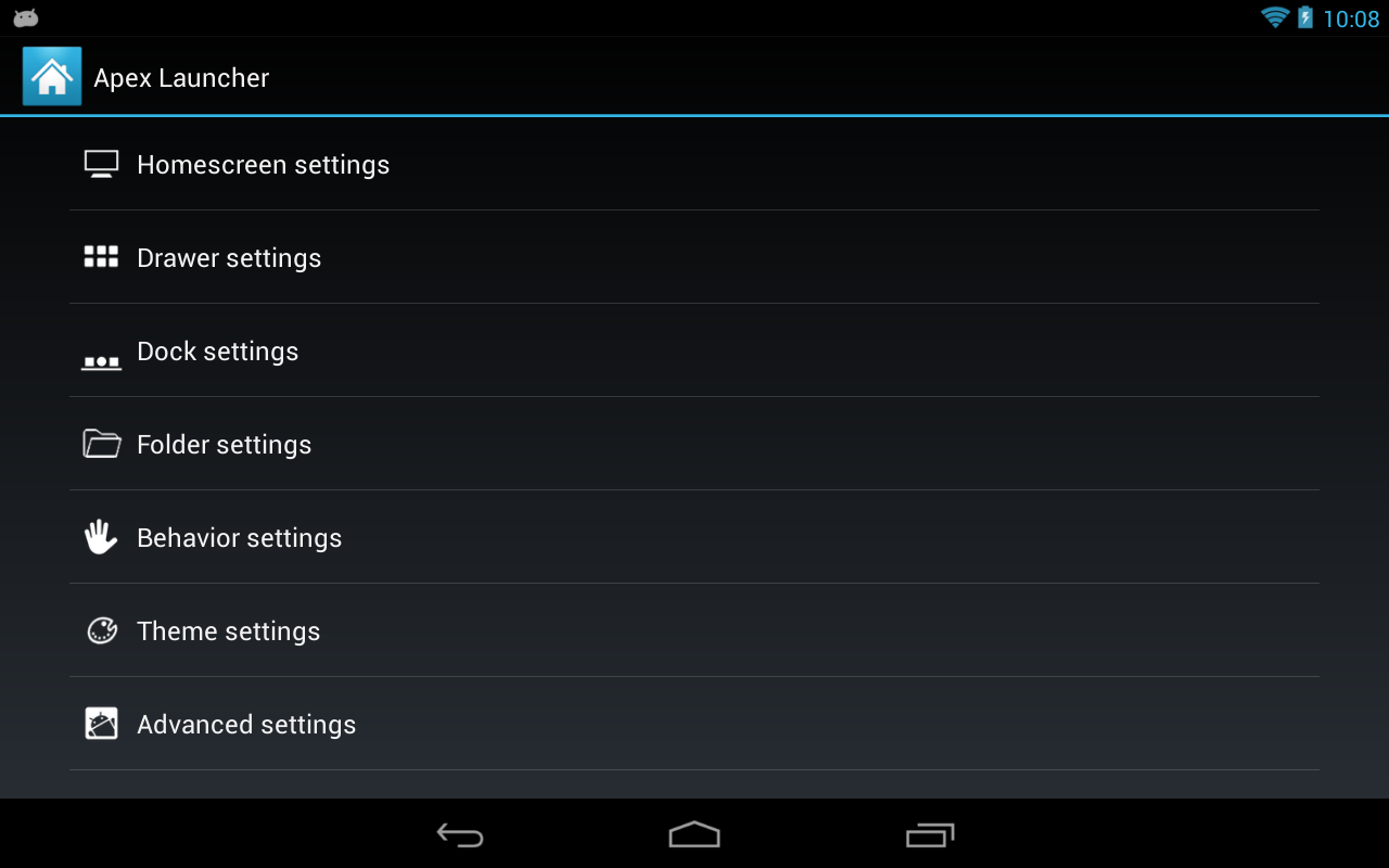 Apex Launcher - screenshot
