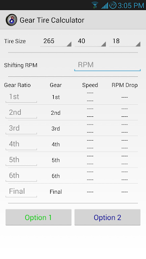 【免費工具App】Gear Tire Calculator-APP點子