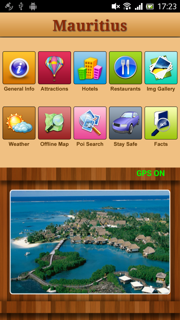 Mauritius Offline Travel Guide Screen 1