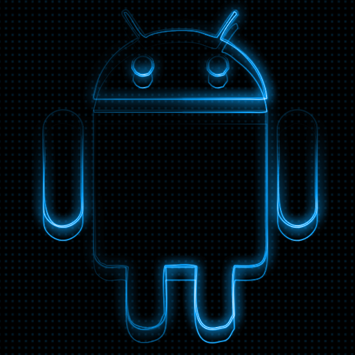 Blue android. Значок андроид. Неоновый андроид. Неоновые иконки. Неоновые иконки телефон.