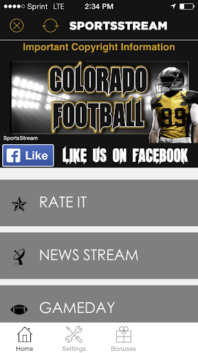 Colorado Football STREAM+