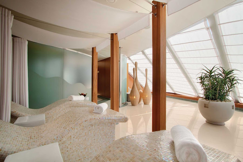 You'll enjoy the calm, serene environment of the Canyon Ranch SpaClub on your Oceania cruise.