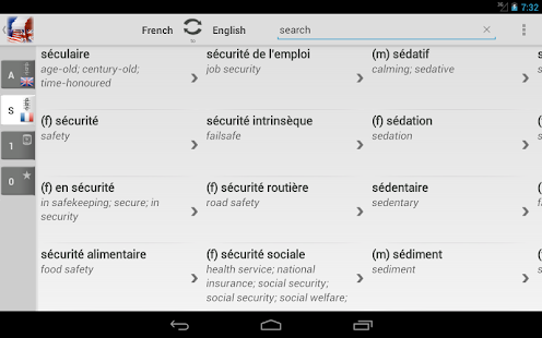 【免費書籍App】Dictionary French English Free-APP點子