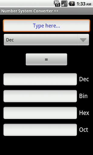 Number System Converter ++