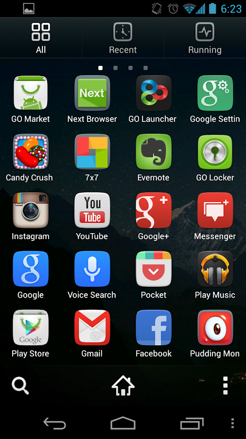 GO Launcher Prime - screenshot