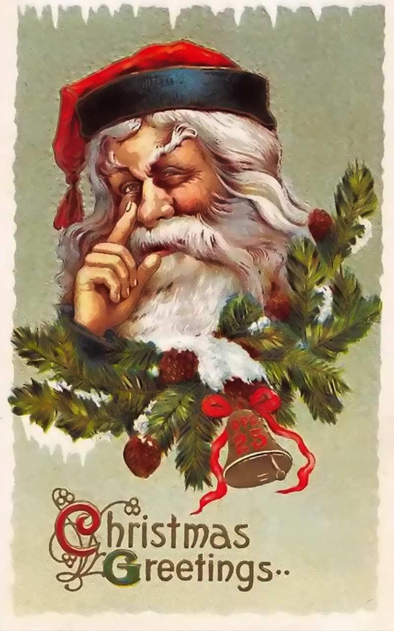 Santa Claus Vintage HD LWP Screen 2