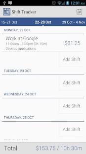 Shift Tracker Free