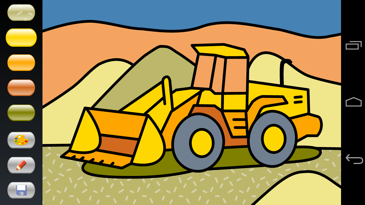 Android application Zebra Paint Pro Coloring App screenshort