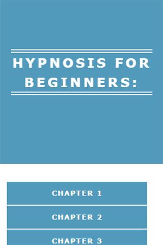 HYPNOSIS FOR BEGINNERS