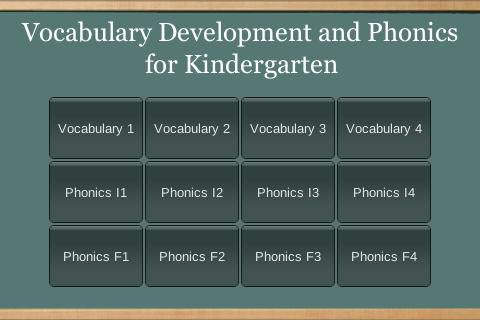 Kindergarten Vocab and Phonics