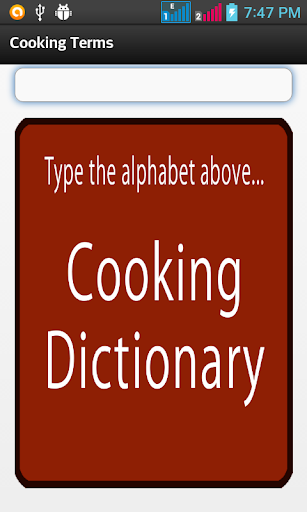 CookingDictionary