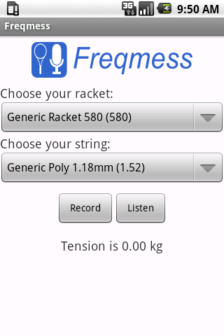 Freqmess Screen 1