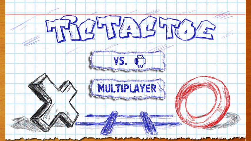 Android application TicTacToe Online screenshort