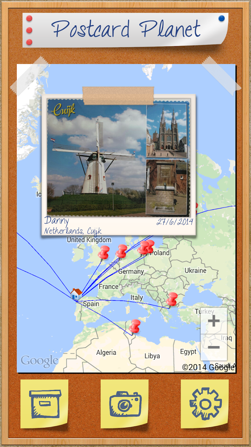 Postcard Planet Pro Screen 2
