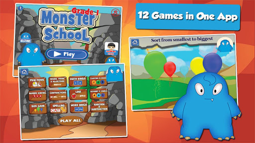 免費下載教育APP|Monster Grade 1 Fun Games app開箱文|APP開箱王