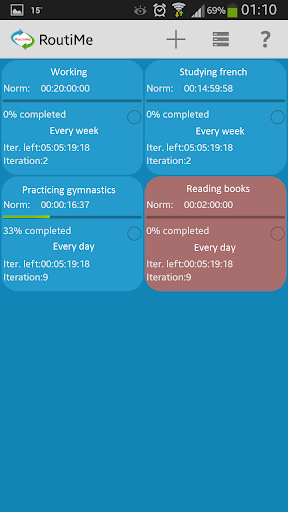 RoutiMe: Routine Time Track