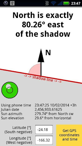 Precise North - Solar Compass