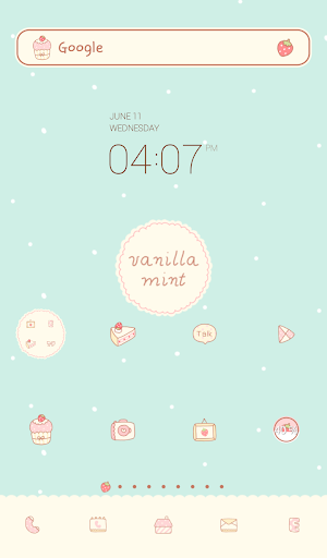 vanilla mint dodol theme