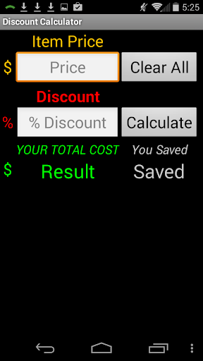 Discount Calculator