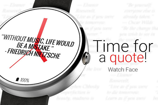 【免費個人化App】Time for a quote! Watch Face-APP點子