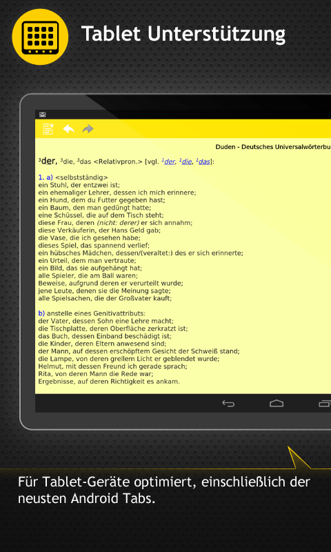   Duden Wörterbücher Deutsch – Screenshot 