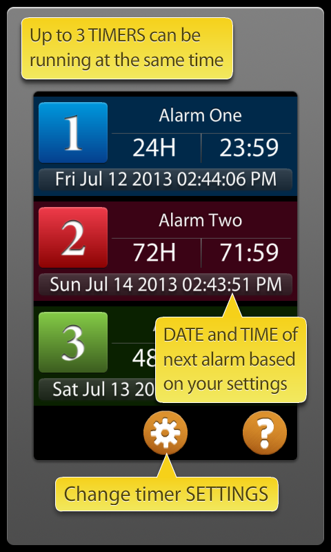 GoVenture Insulin Pump Timer Screen 2