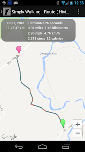 Simply Walking - GPS Map Steps Screenshots 2