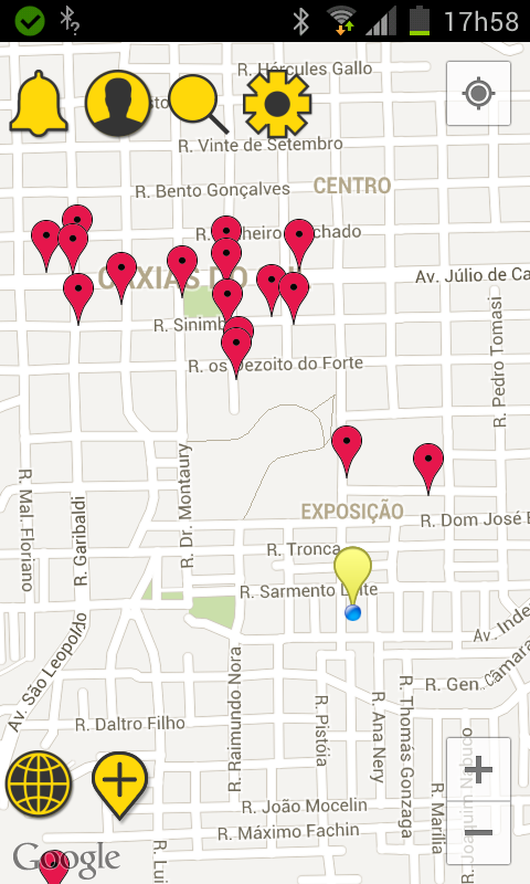 TICK Social GPS Hub - screenshot
