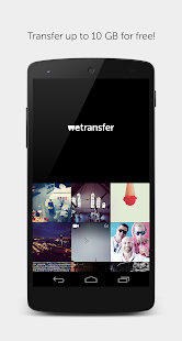 WeTransfer - screenshot thumbnail