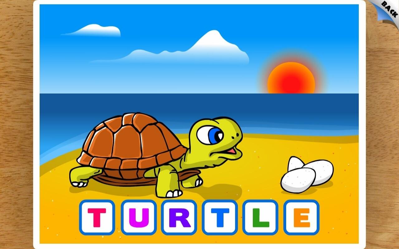 Worksheets I Words For Kids With Pictures kids animal first words puzzle android apps on google play screenshot