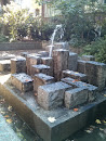 Square Stone Fountain