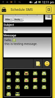 Advance SMS Scheduler APK Gambar Screenshot #7