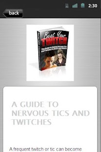 How To Cure Your Twitch or Tic Screenshots 0