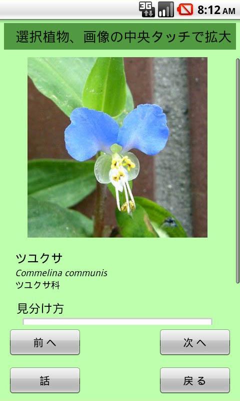 身近な野草がすぐわかる Screen 3