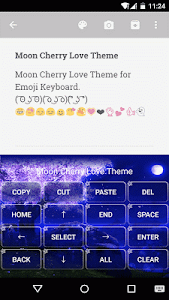 Moon Cherry Emoji Keyboard screenshot 2