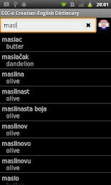 Croatian-English offline dict. poster 2