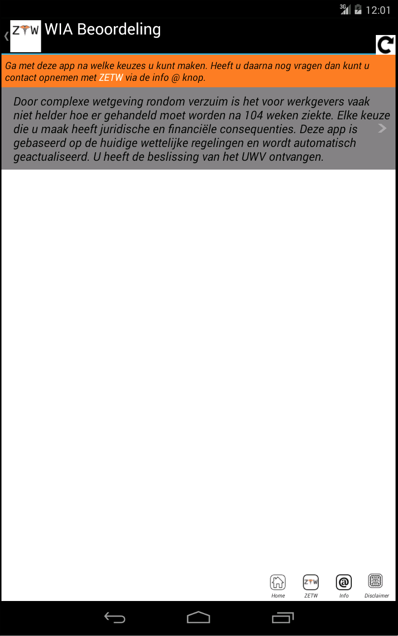 WIA Beoordeling Screen 3