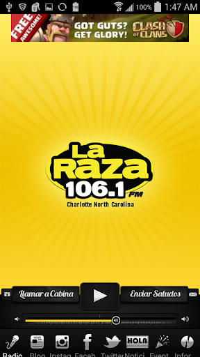 【免費音樂App】La Raza 106.1 FM-APP點子