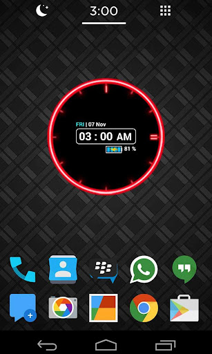 【免費工具App】Neon Clock Widget [Free]-APP點子