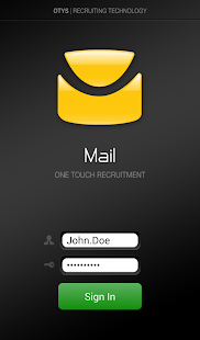 Capture d'ecran de l'application Android OTYS Mail app